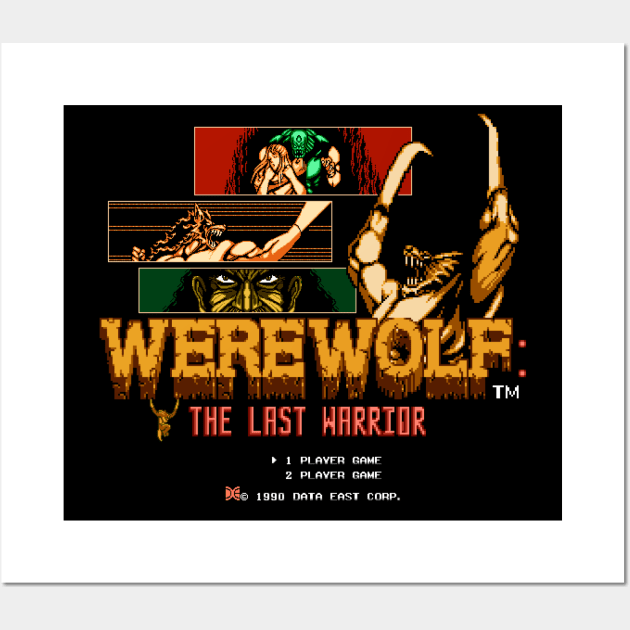 Title Screams: Werewolf: The Last Warrior Wall Art by Steve Van Samson